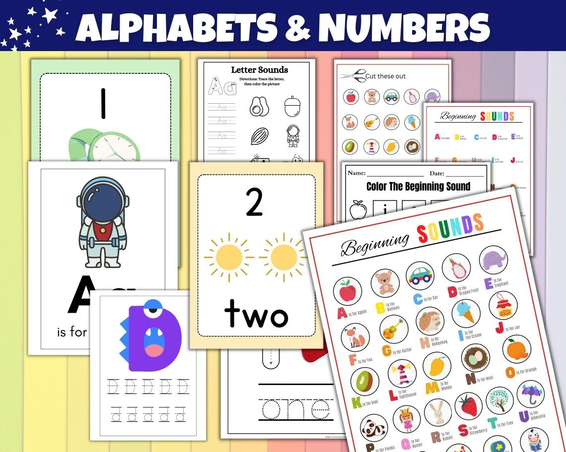 6000+ Pages Kindergarten Learning Bundle | Printable Activity Worksheets - Image 3