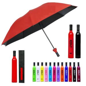 Wine bottle umbrella